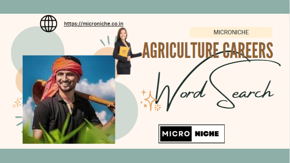 Agriculture Careers Word Search